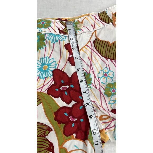 Max Mara Weekend (8) Floral Colorful pants wide leg spring preppy - Picture 7 of 9